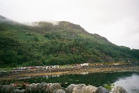 View of the car park
